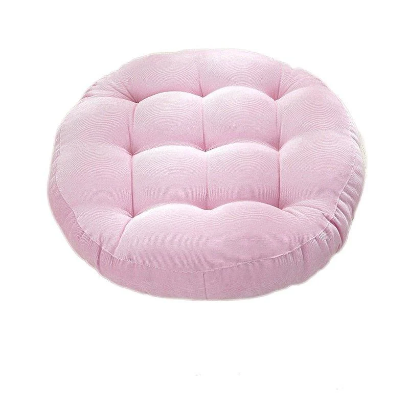 round-corduroy-solid-tufted-thick-cushion-113743 Round Corduroy Solid Tufted Thick Cushion 113743