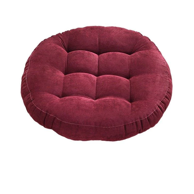 round-corduroy-solid-tufted-thick-cushion-331961 Round Corduroy Solid Tufted Thick Cushion 331961