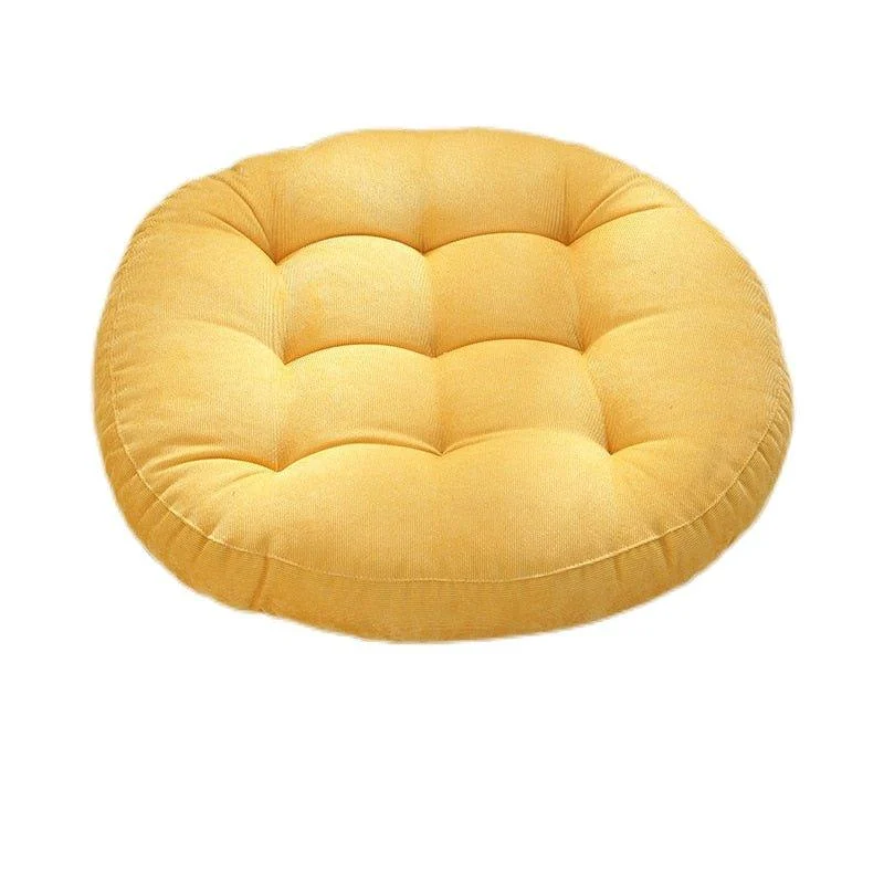 round-corduroy-solid-tufted-thick-cushion-781031 Round Corduroy Solid Tufted Thick Cushion 781031