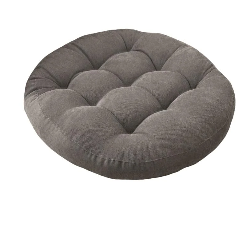 round-corduroy-solid-tufted-thick-cushion-831614 Round Corduroy Solid Tufted Thick Cushion 831614