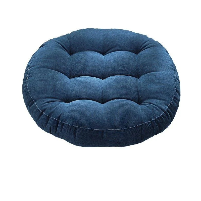 round-corduroy-solid-tufted-thick-cushion-990954 Round Corduroy Solid Tufted Thick Cushion 990954