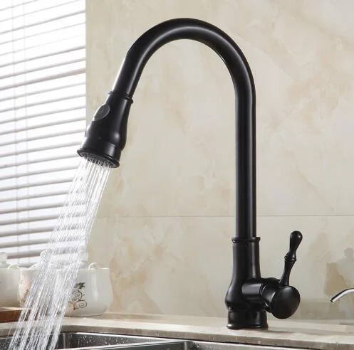 rumi-antique-bronze-kitchen-360-degree-pull-out-faucet-396634 Rumi Antique Bronze Kitchen 360 Degree Pull Out Faucet 396634