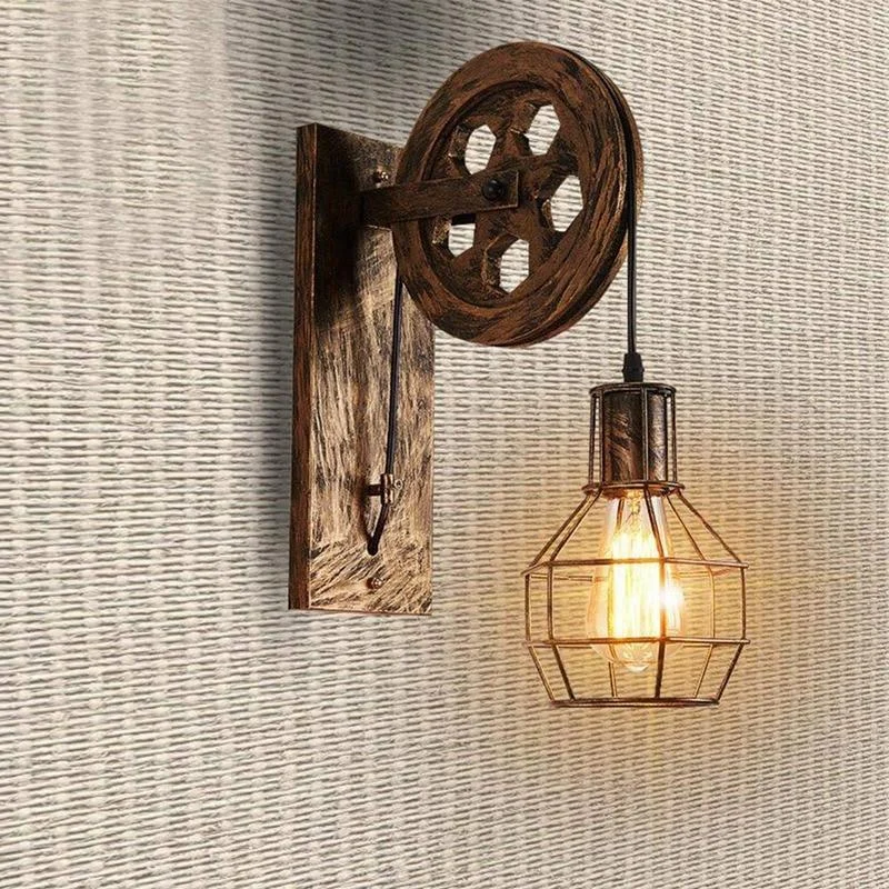 rustic-vintage-retro-industrial-wall-light-145298 Rustic Vintage Retro Industrial Wall Light 145298