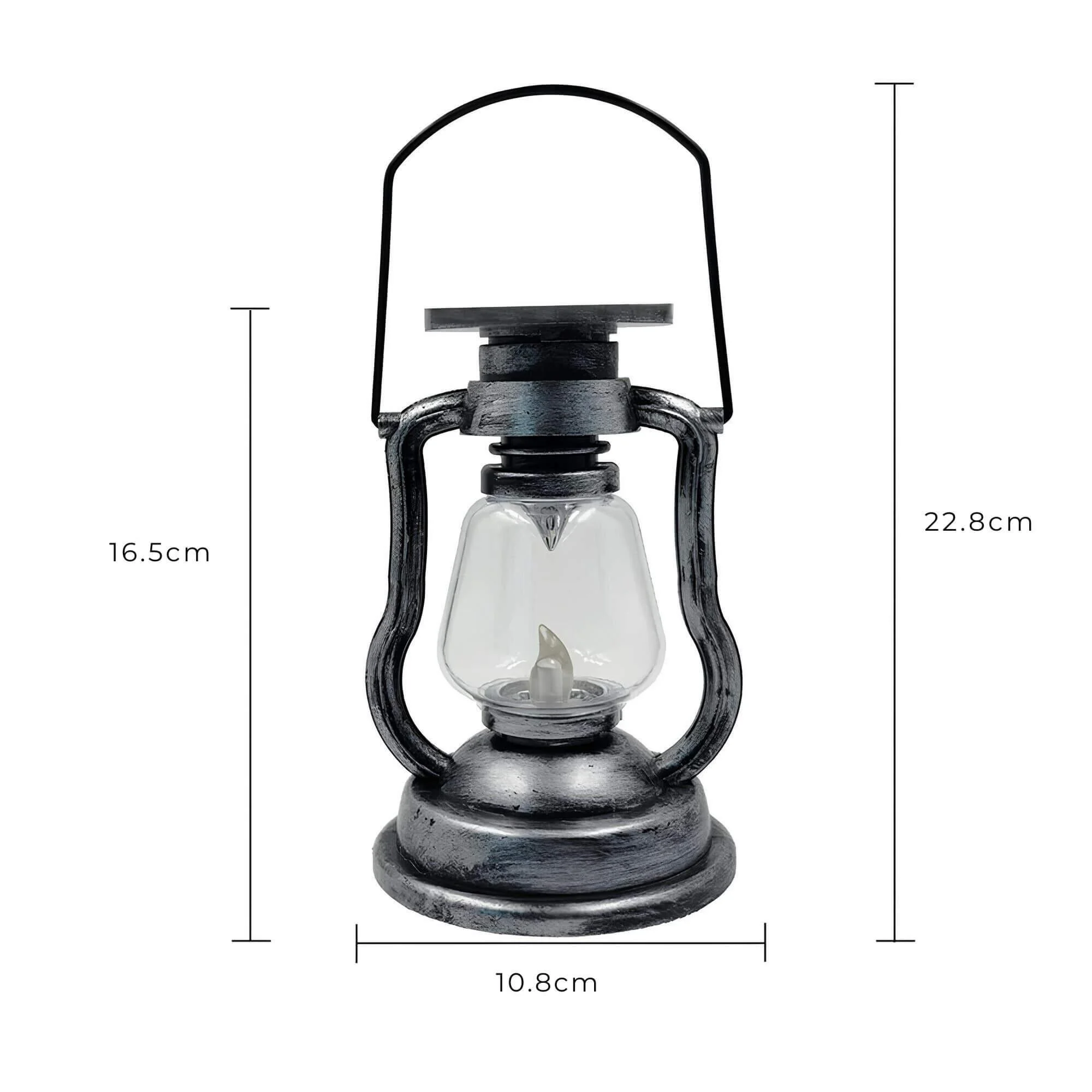 Rustikales Leuchten Retro Petroleum Tischlampe Outdoor Deko Braun Klassisch Xlumina6