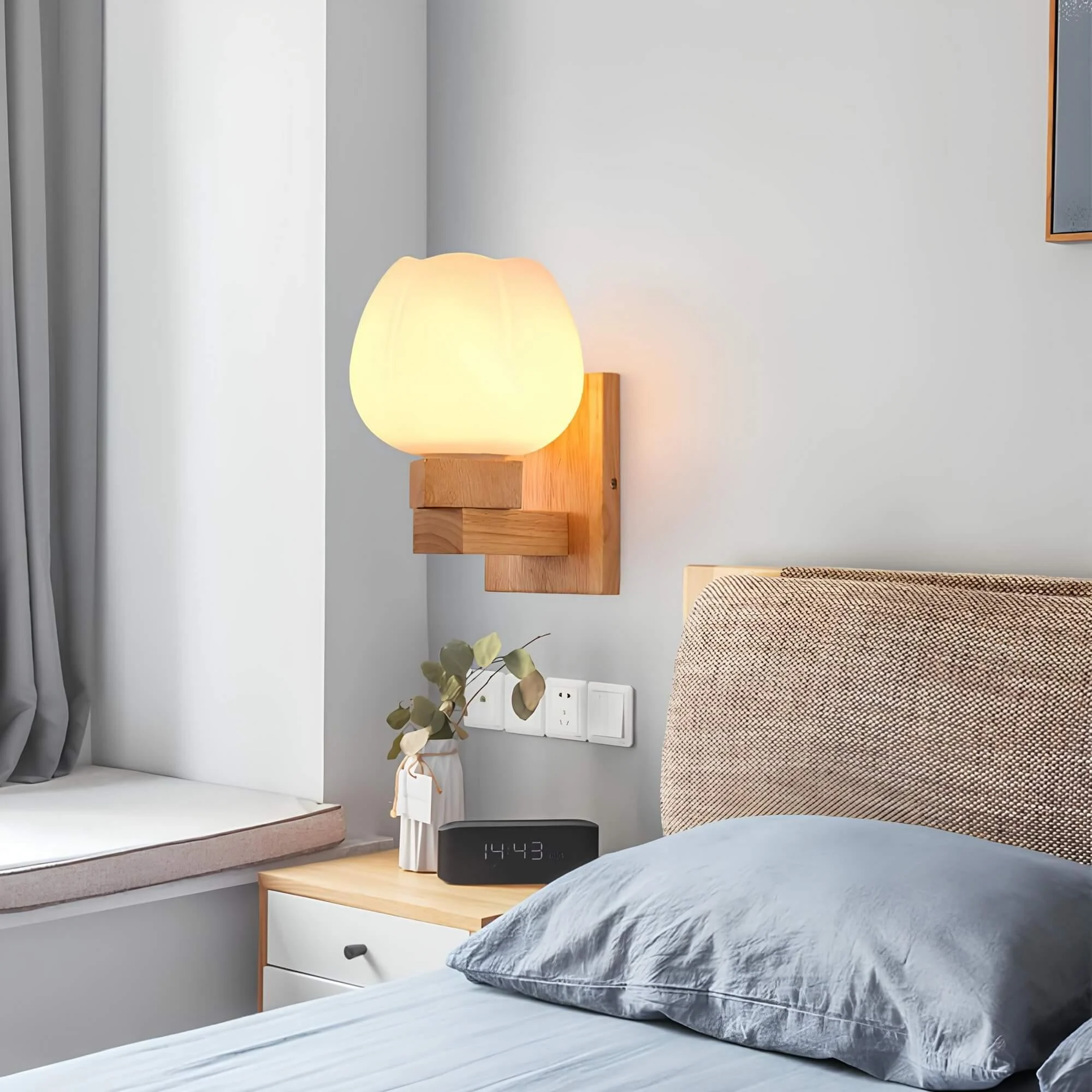 scandilicht-moderne-glas-holz-wandlampe-naturholz-klar-matt-glas-e27-wandleuchte-xlumina2 Scandilicht Moderne Glas Holz Wandlampe Naturholz Klar Matt Glas E27 Wandleuchte Xlumina2