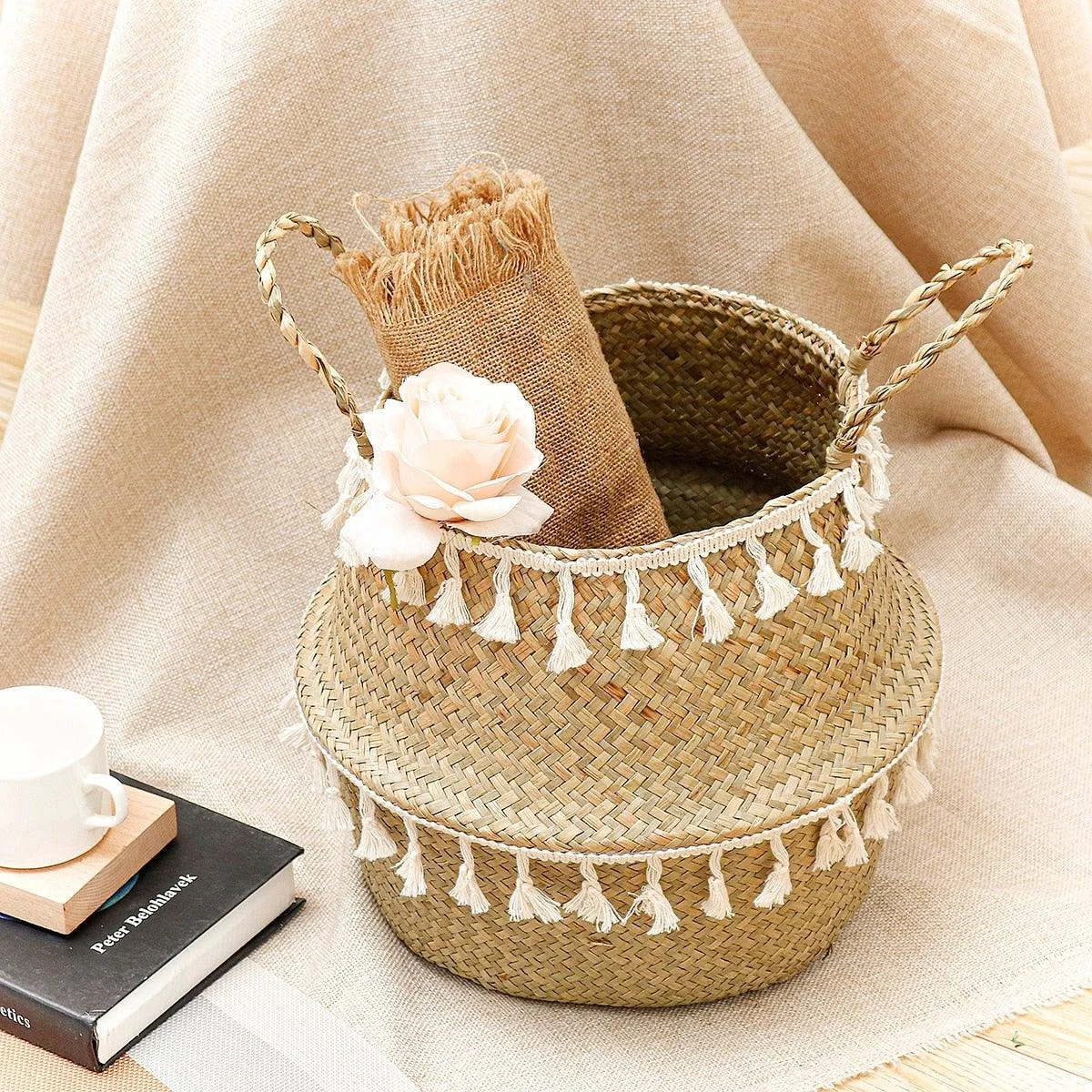 seagrass-storage-basket-with-handles-839725 Seagrass Storage Basket With Handles 839725