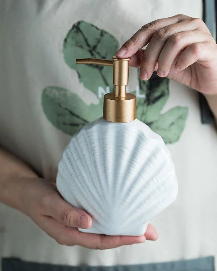 Seashell And Starfish Soap Bottle Patchandbagel 698340