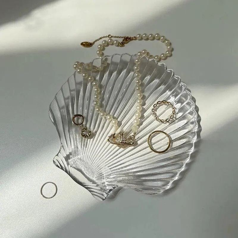 shell-shaped-white-ceramic-jewellery-tray-292544 Shell Shaped White Ceramic Jewellery Tray 292544