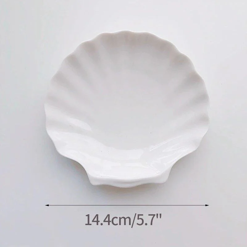shell-shaped-white-ceramic-jewellery-tray-641234 Shell Shaped White Ceramic Jewellery Tray 641234