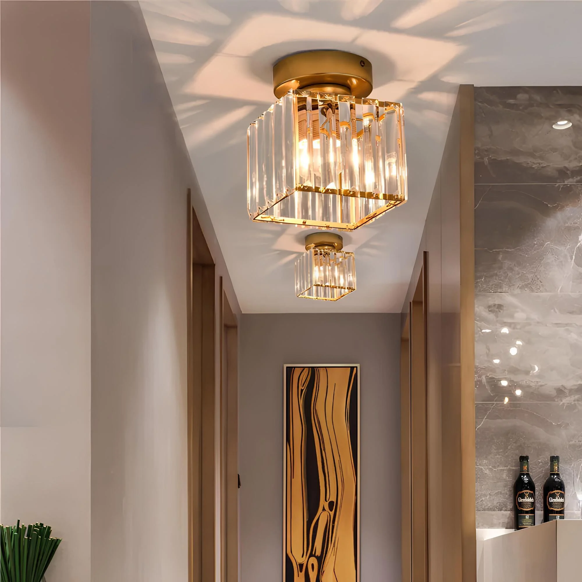 Shimmerluxe Deckenlampe Kristallglas Modern Luxus Lampe Wohnzimmer Schlafzimmer Xlumina 2 A941626e 3379 429a 928f 33407805a64b