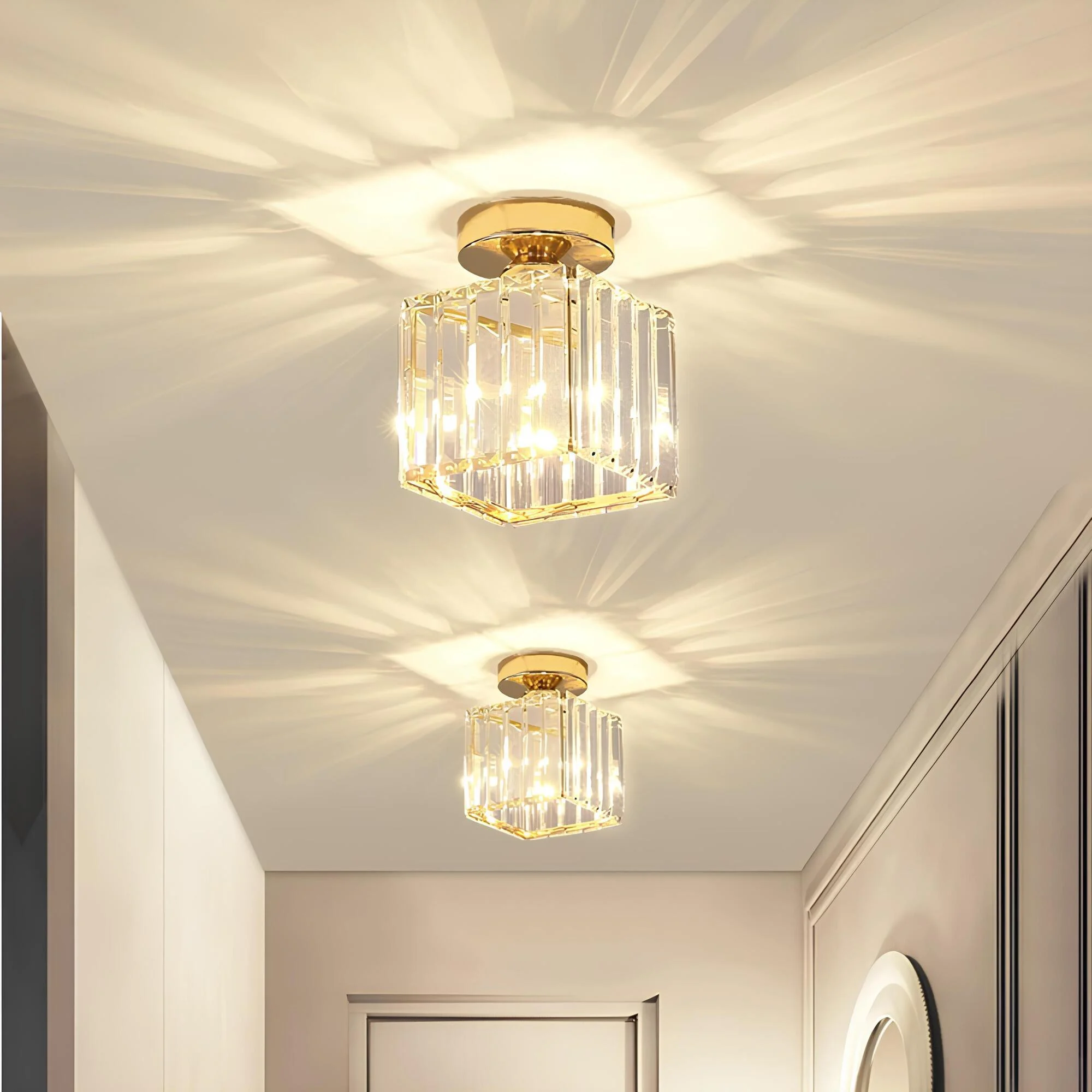 Shimmerluxe Deckenlampe Kristallglas Modern Luxus Lampe Wohnzimmer Schlafzimmer Xlumina 5 3bb621d0 8fca 43e7 9ec9 Df0bdb284067