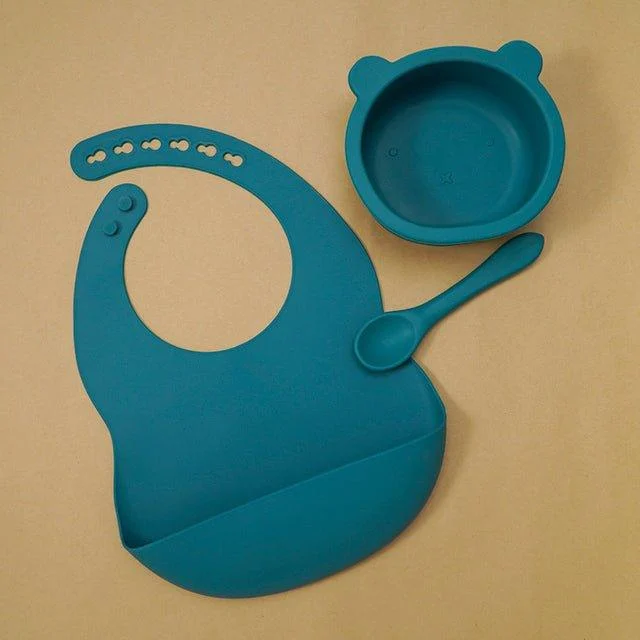 Silicone Bear Tableware And Bibchildrensliving Simply House 638318