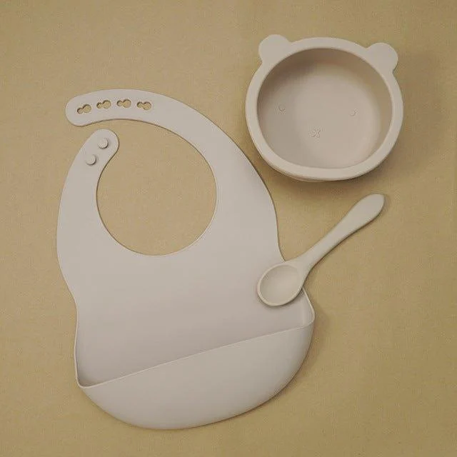 Silicone Bear Tableware And Bibchildrensliving Simply House 674607