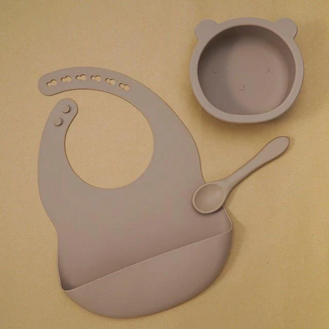 Silicone Bear Tableware And Bibchildrensliving Simply House 904147