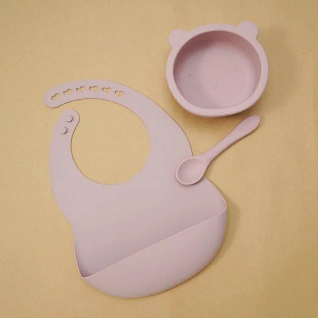 Silicone Bear Tableware And Bibchildrensliving Simply House 926121