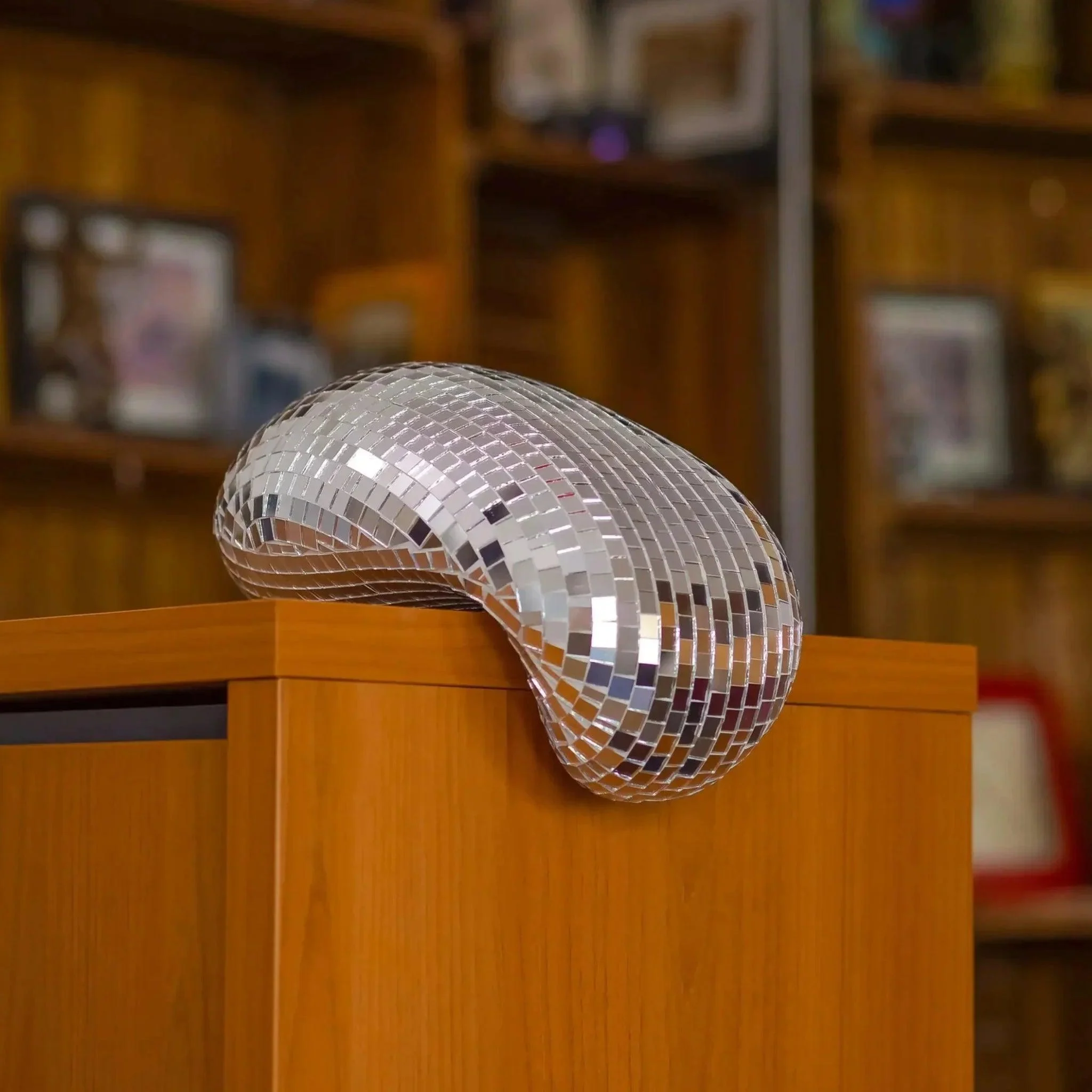 silver-melting-disco-ball-decoration-823836 Silver Melting Disco Ball Decoration 823836