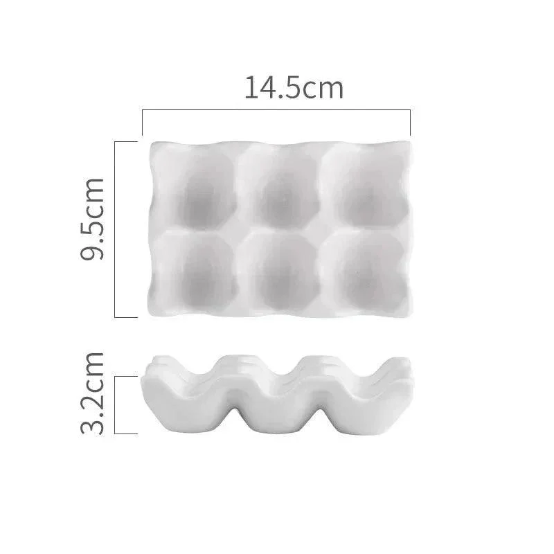 six-grid-ceramic-egg-storage-tray-854884 Six Grid Ceramic Egg Storage Tray 854884