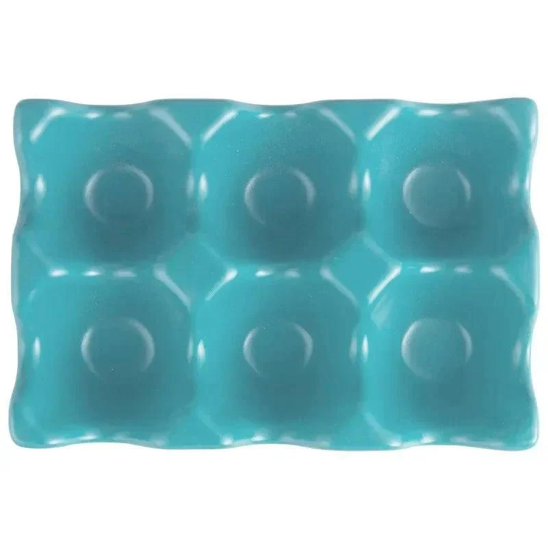 six-grid-ceramic-egg-storage-tray-887616 Six Grid Ceramic Egg Storage Tray 887616