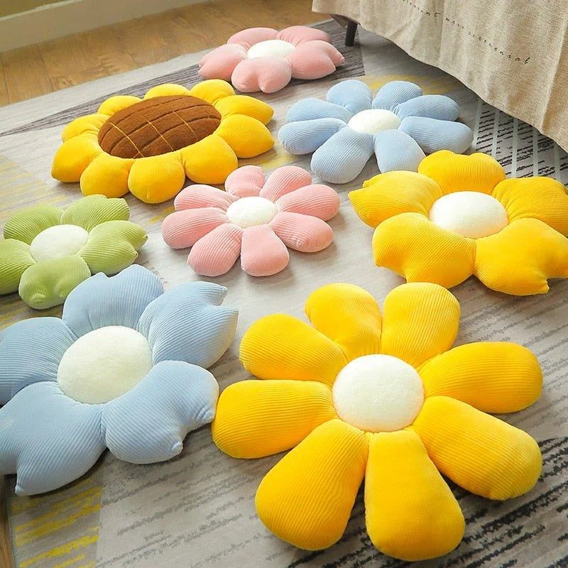 six-petal-pastel-coloured-flower-cushion-273620 Six Petal Pastel Coloured Flower Cushion 273620