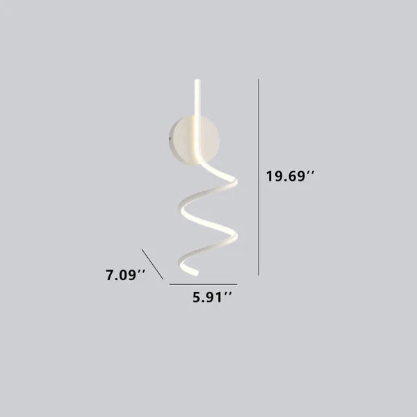 Minimalistische Creative Arcs Lines LED-wandlamp