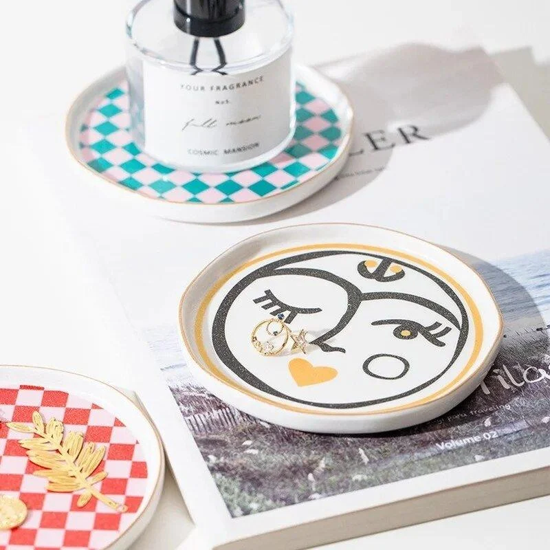 small-ceramic-abstract-style-jewellery-dish-609988 Small Ceramic Abstract Style Jewellery Dish 609988