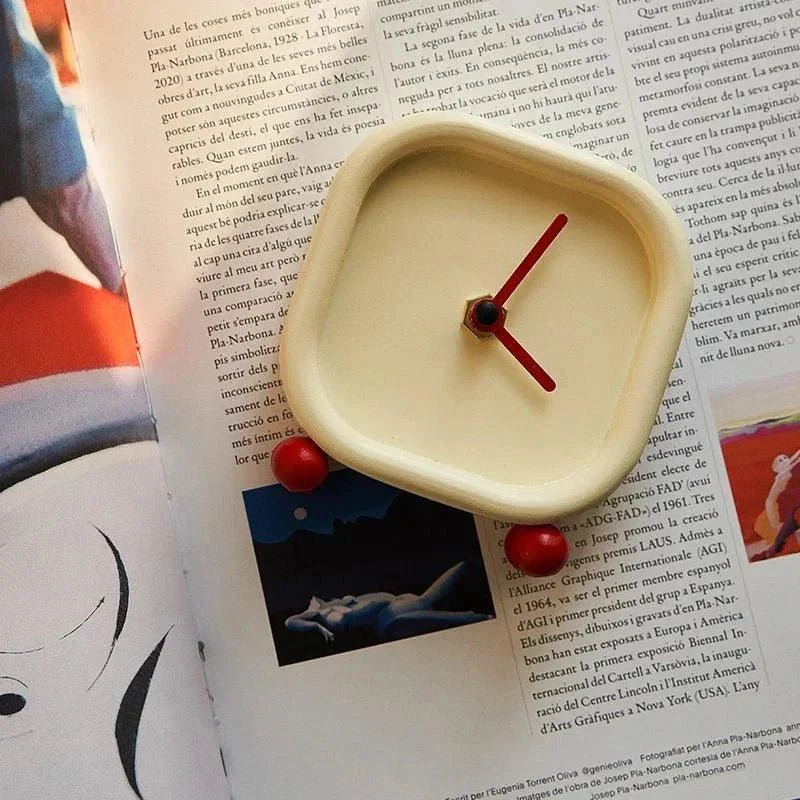 small-minimalist-cream-desktop-clock-289117 Small Minimalist Cream Desktop Clock 289117