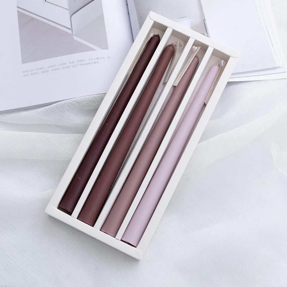 Smokeless Wax Taper Candles 4pccandlesliving Simply House 624822