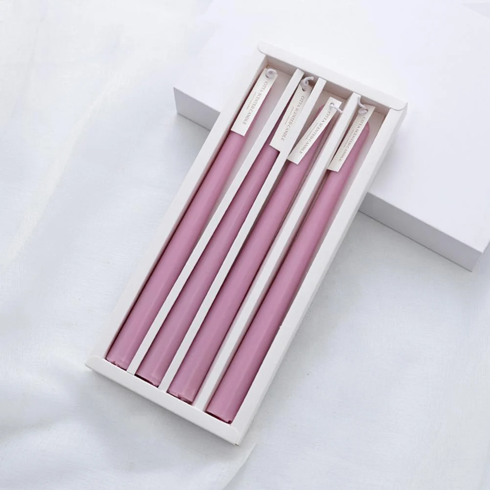 Smokeless Wax Taper Candles 4pccandlesliving Simply House 651223