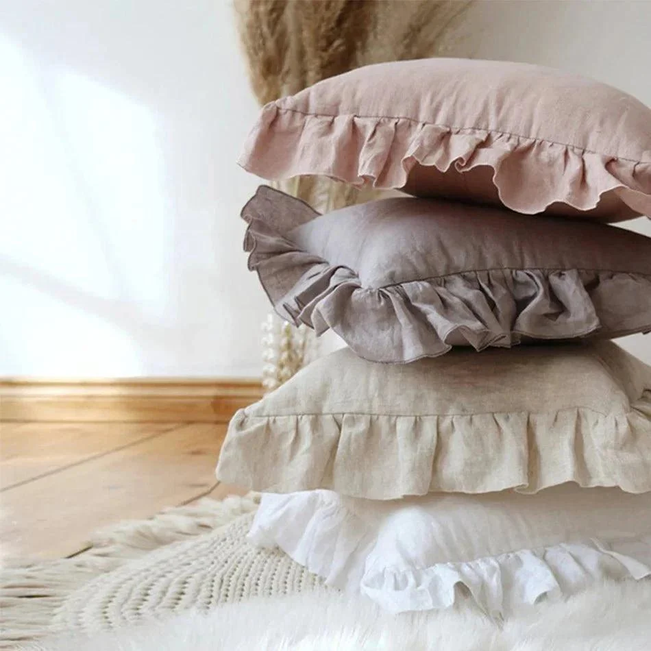 soft-linen-ruffle-cushion-cover-115069 Soft Linen Ruffle Cushion Cover 115069