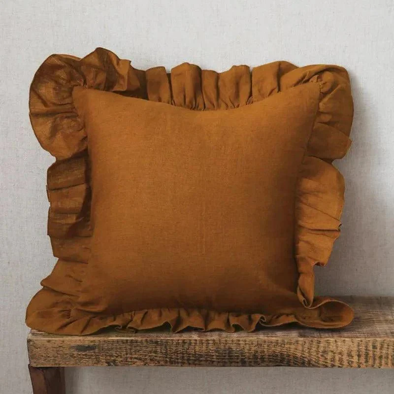 soft-linen-ruffle-cushion-cover-193908 Soft Linen Ruffle Cushion Cover 193908