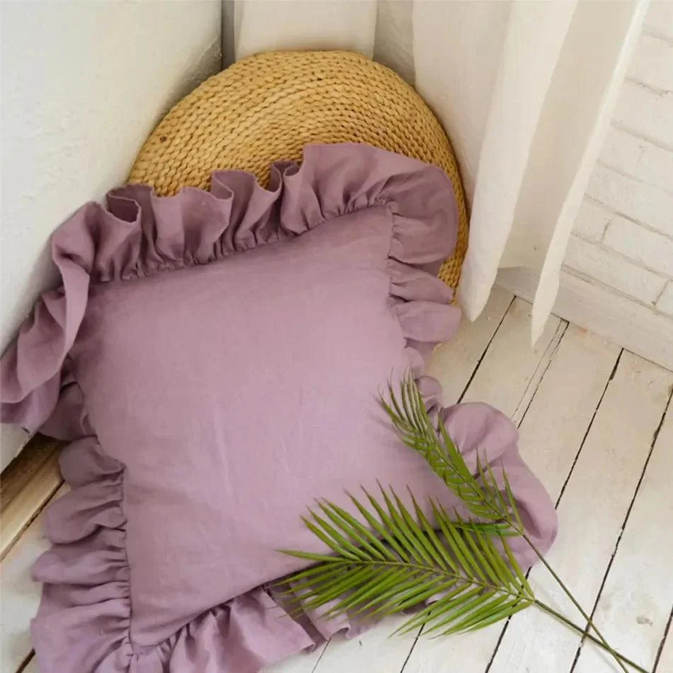 soft-linen-ruffle-cushion-cover-207637 Soft Linen Ruffle Cushion Cover 207637