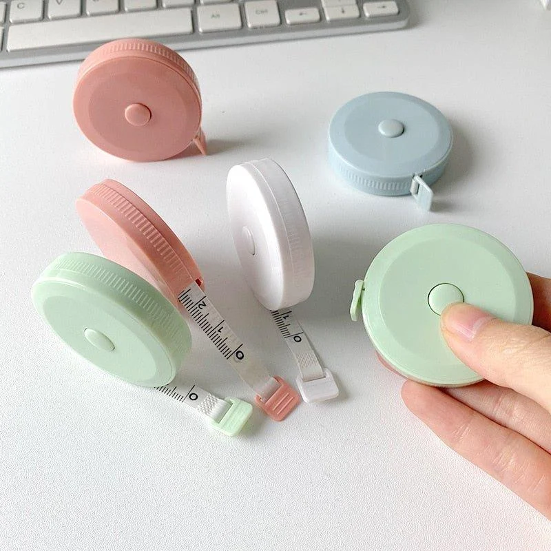 Soft Pastel Coloured Double Scale Tape Measure 387474