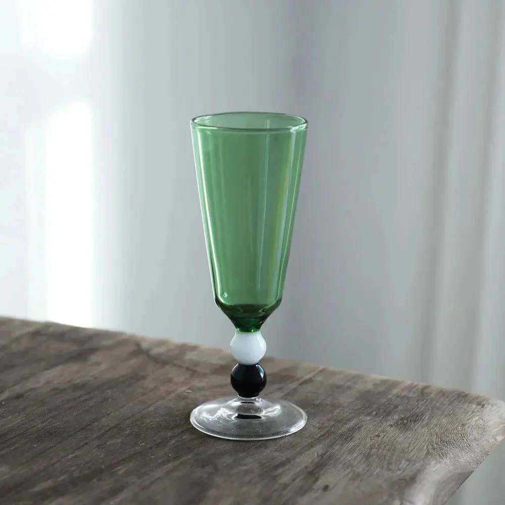 solid-colour-beaded-stem-glass-200075 Solid Colour Beaded Stem Glass 200075