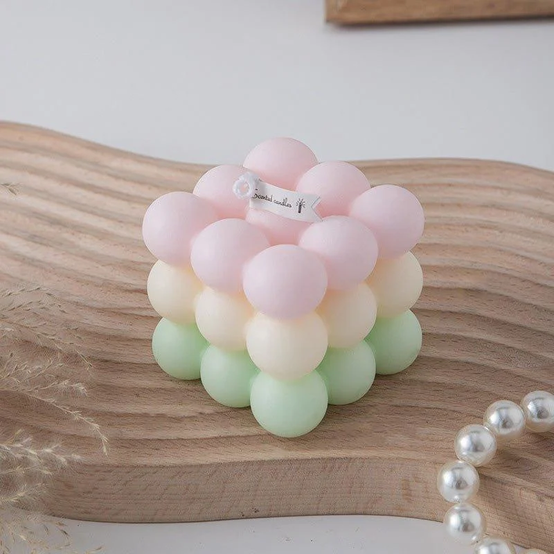 Soy Gradient Bubble Cube Candlecandlesliving Simply House 233179