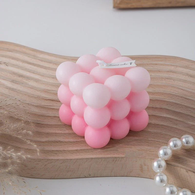 Soy Gradient Bubble Cube Candlecandlesliving Simply House 590032