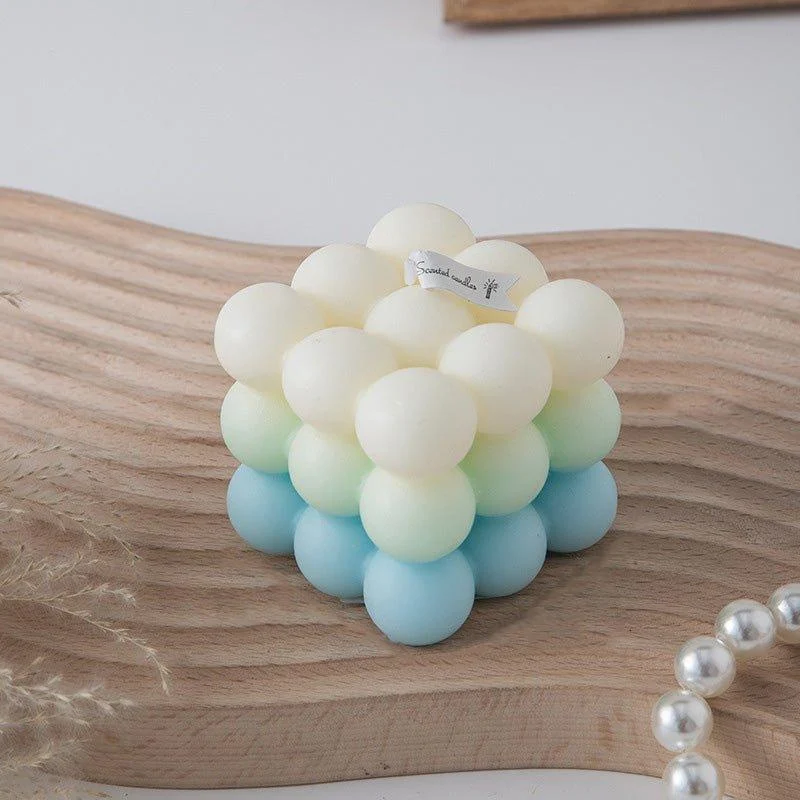 Soy Gradient Bubble Cube Candlecandlesliving Simply House 766412