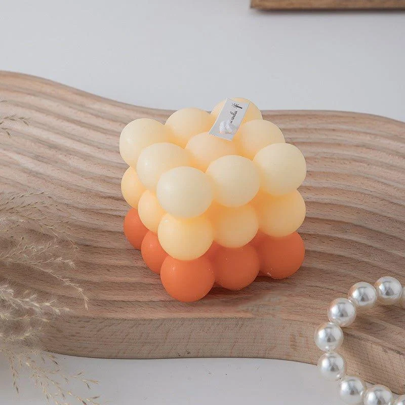 Soy Gradient Bubble Cube Candlecandlesliving Simply House 893701