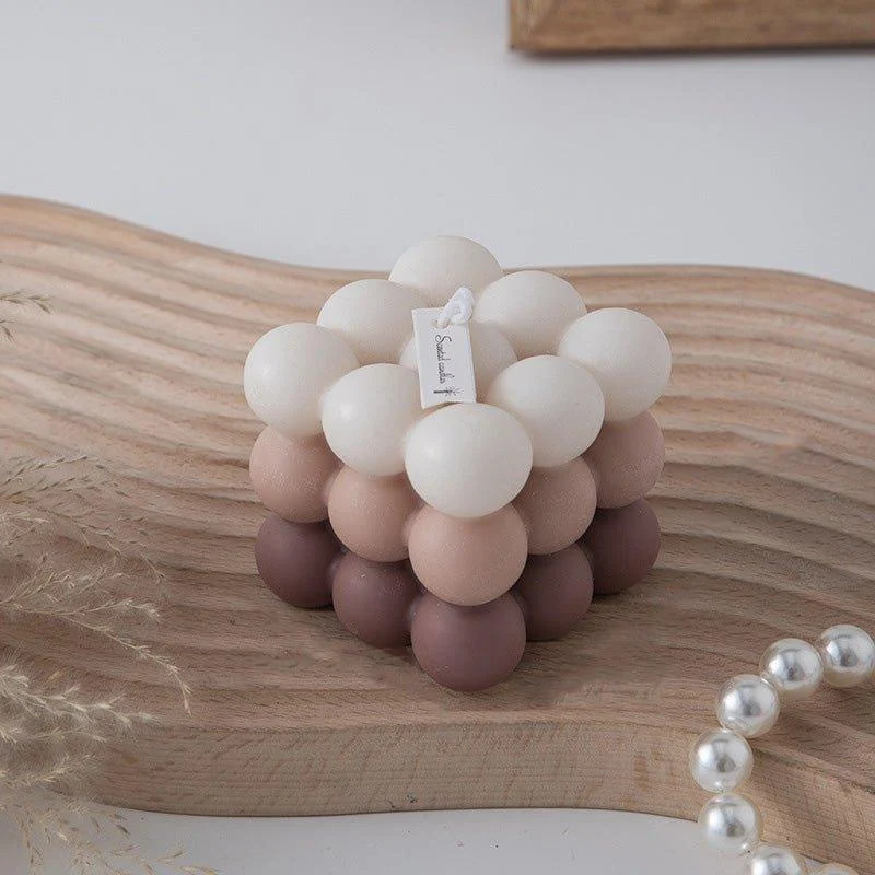 Soy Gradient Bubble Cube Candlecandlesliving Simply House 972860