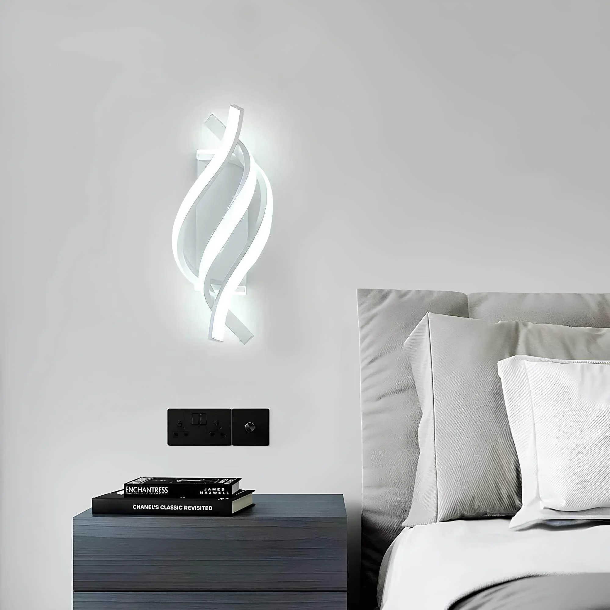 spiral-wandlampe-modern-design-15W-3000K-wohnzimmer-gestaltung-licht-xLumina_3 Spiral Wandlampe Modern Design 15w 3000k Wohnzimmer Gestaltung Licht Xlumina 3