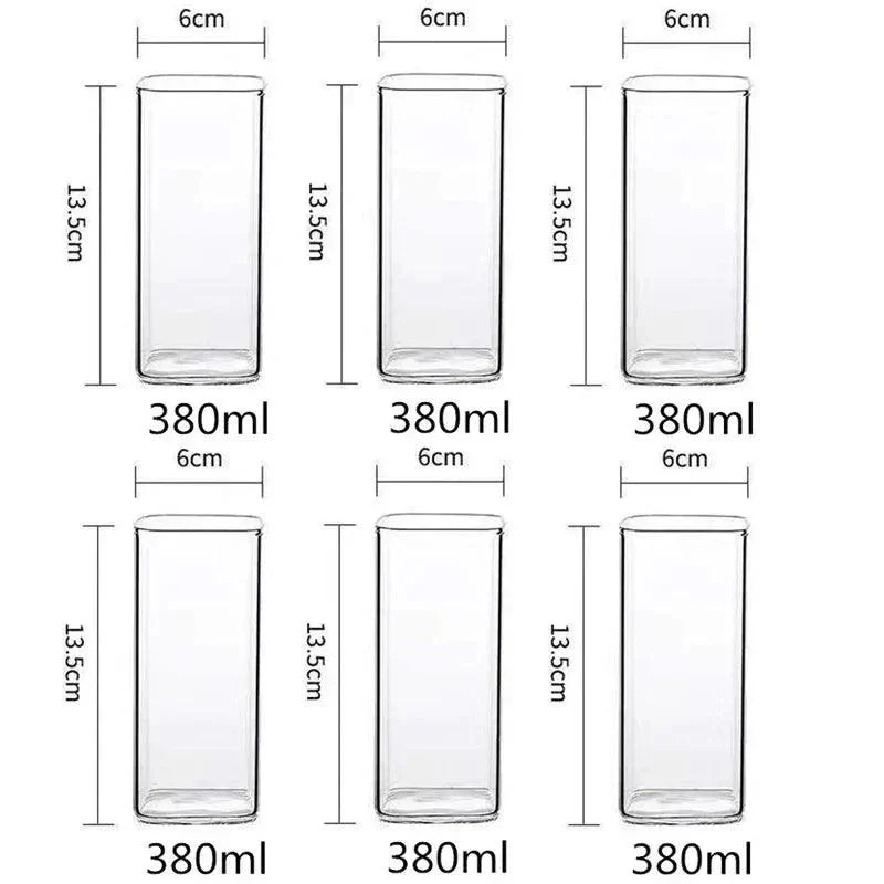 square-heat-resistant-glass-coffee-mug-sets-472770 Square Heat Resistant Glass Coffee Mug Sets 472770