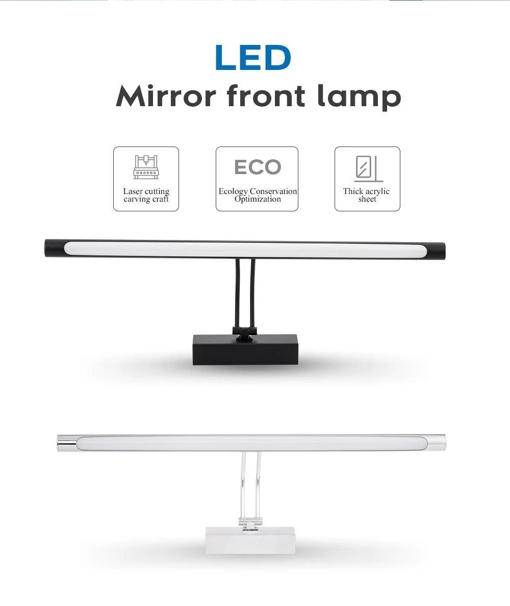 stainless-steel-led-wall-mounted-mirror-light-8w-12w-958780 Stainless Steel Led Wall Mounted Mirror Light 8w 12w 958780