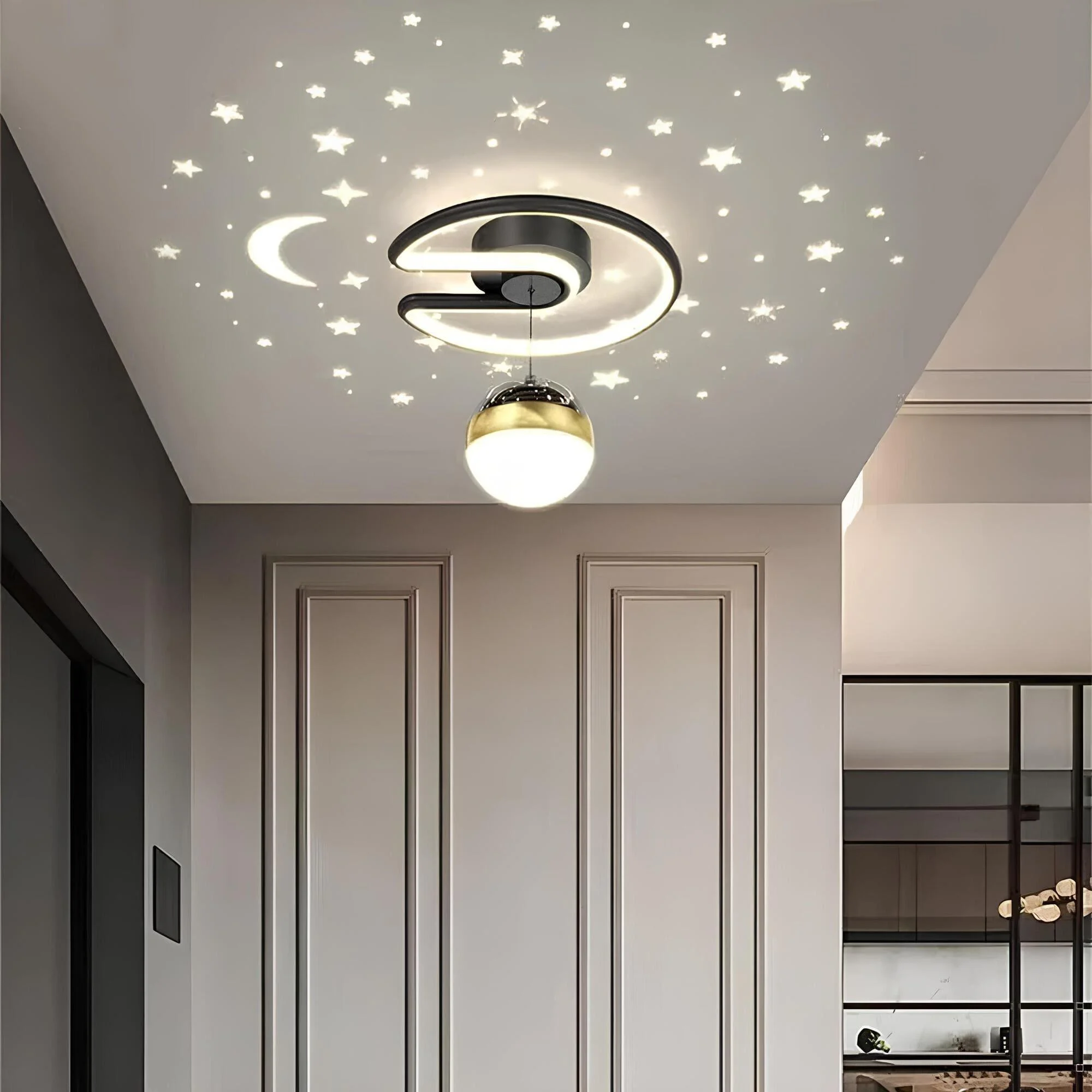 stellaraura-led-deckenleuchte-modern-design-dimmbar-schwarz-weiss-gold-xlumina_6 Stellaraura Led Deckenleuchte Modern Design Dimmbar Schwarz Weiss Gold Xlumina 6
