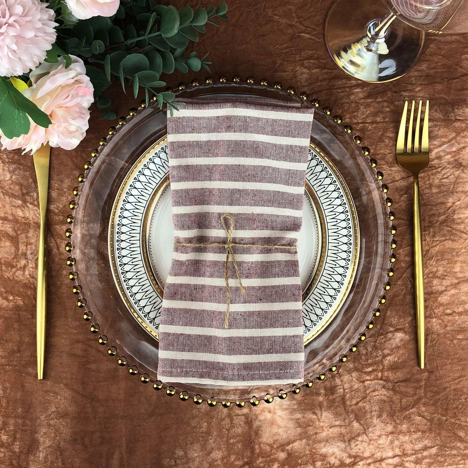 Striped Cloth Napkins 12pk 342964