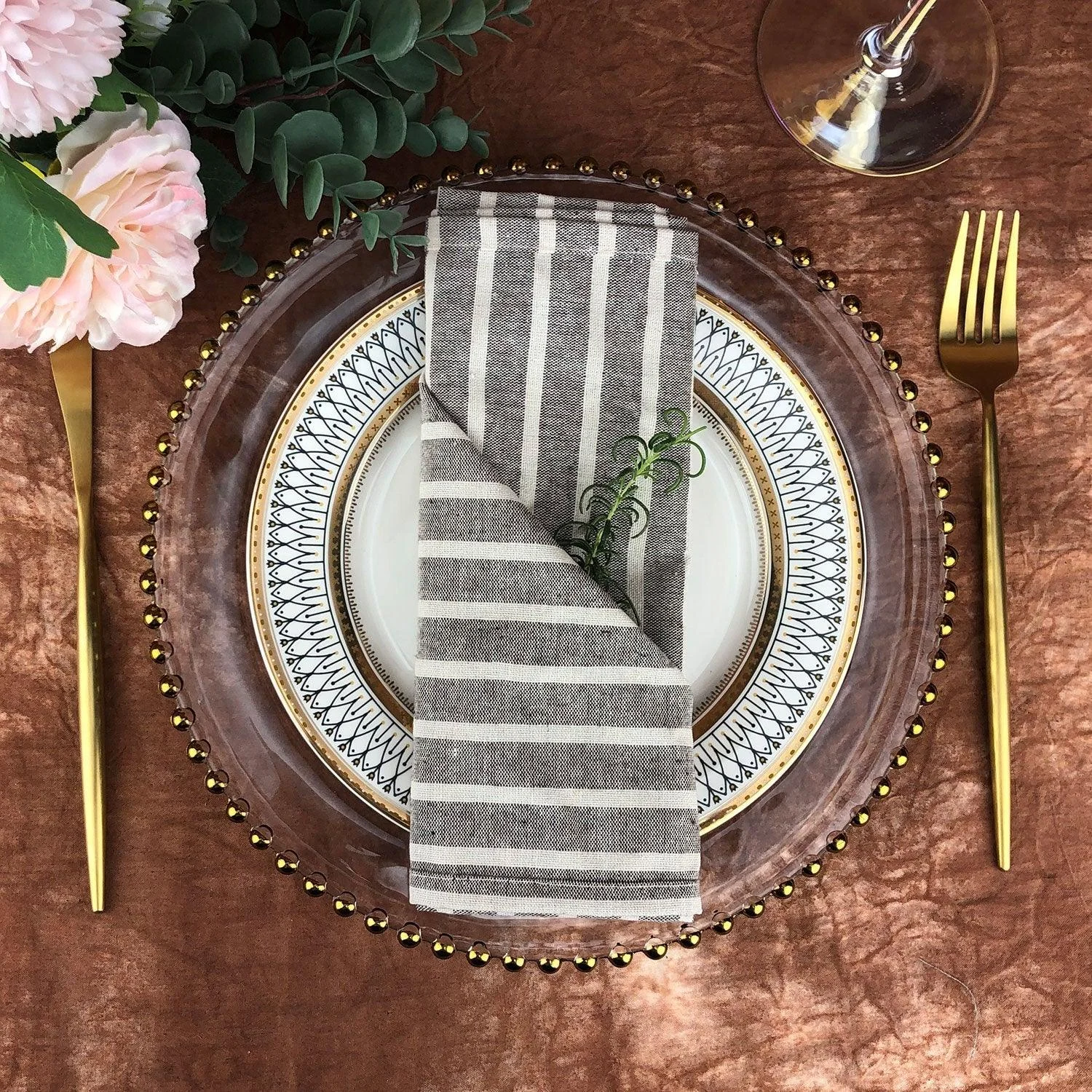 Striped Cloth Napkins 12pk 626512