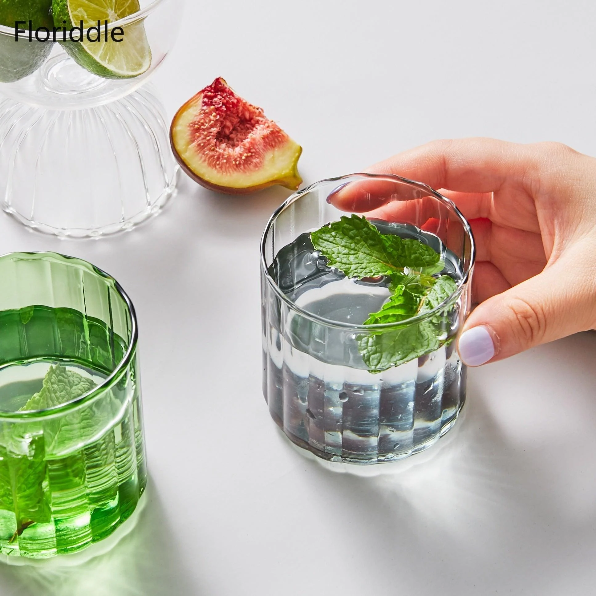striped-glass-cups-466084 Striped Glass Cups 466084