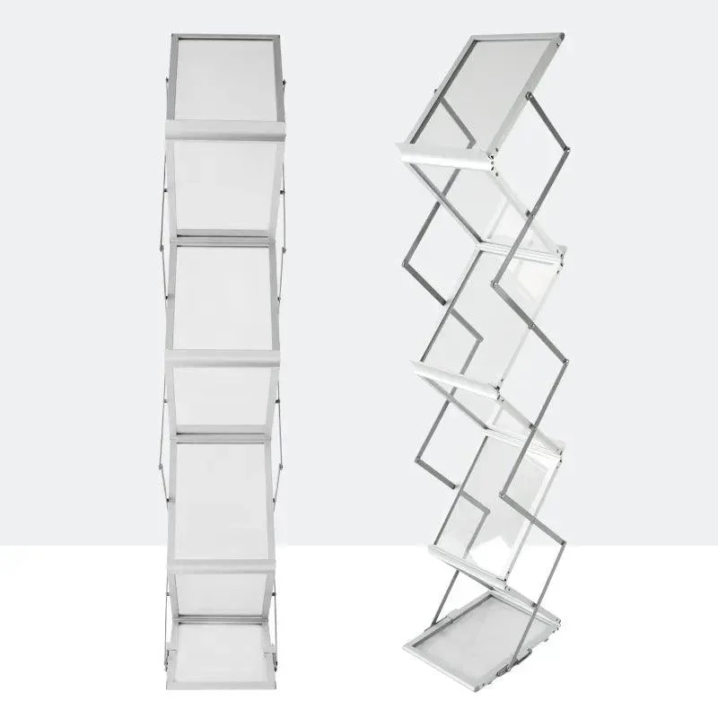sturdy-foldable-aluminium-book-shelf-622746 Sturdy Foldable Aluminium Book Shelf 622746