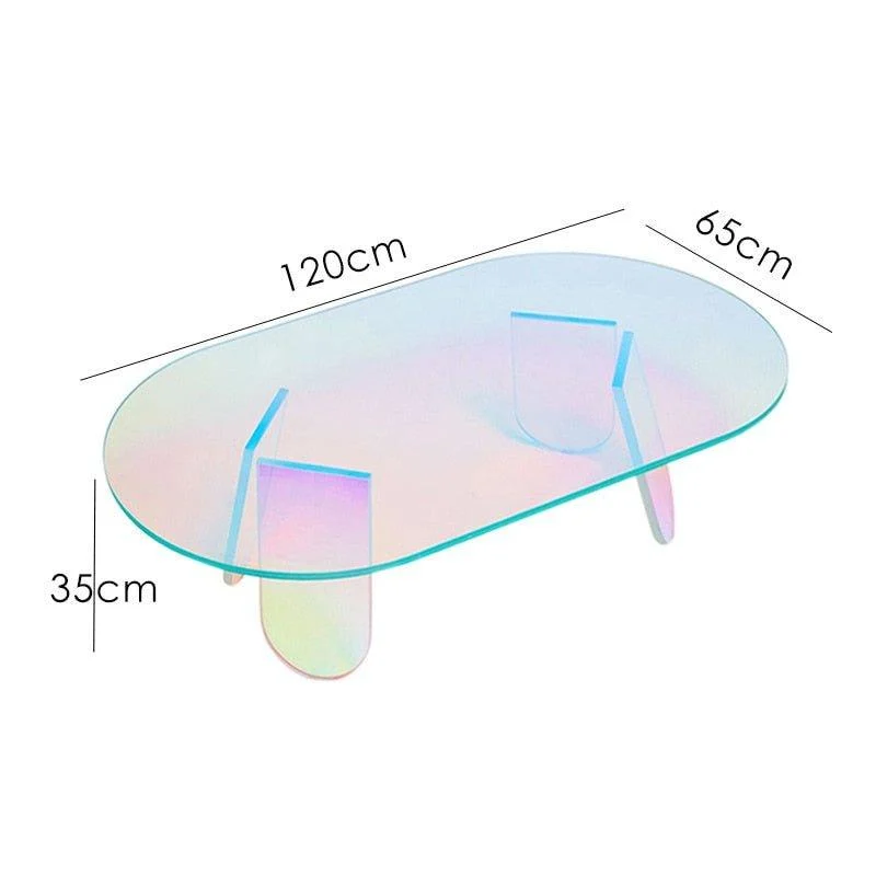 stylish-iridescent-acrylic-side-table-641004 Stylish Iridescent Acrylic Side Table 641004