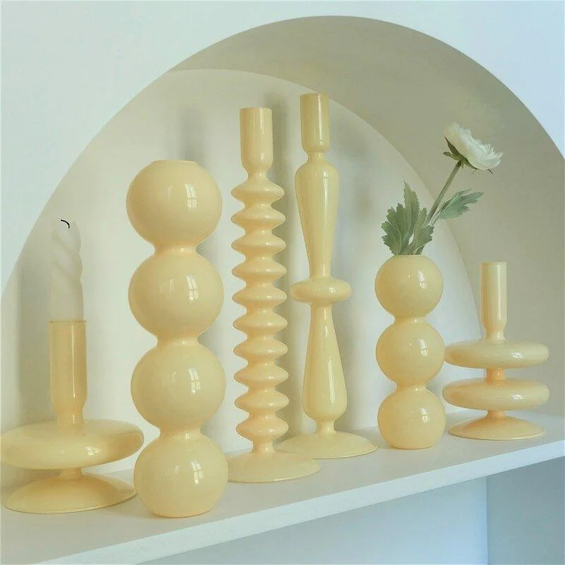 stylish-ivory-coloured-candle-holders-184459 Stylish Ivory Coloured Candle Holders 184459