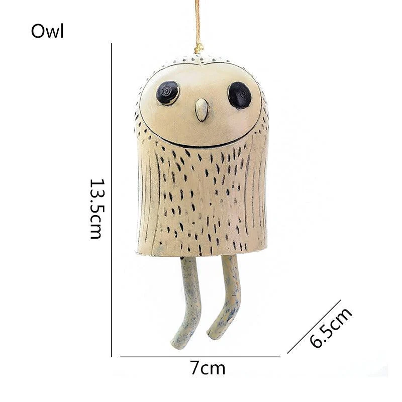 sxXZCreative-Animal-Resin-Wind-Chimes-Room-Decor-Cute-Groundhog-Owl-Raccoon-Wind-Chimes-Bells-Garden-Outdoor Vintage Resin Animal Rustic Wind Chimes - ISTANBULLU LTD