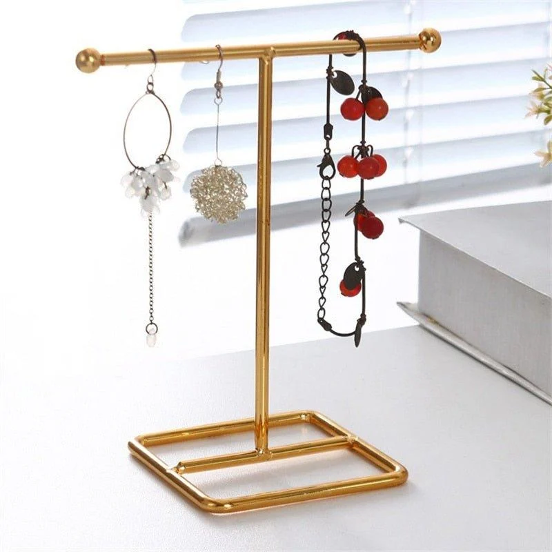 t-bar-wrought-iron-jewellery-display-organiser-294855 T Bar Wrought Iron Jewellery Display Organiser 294855